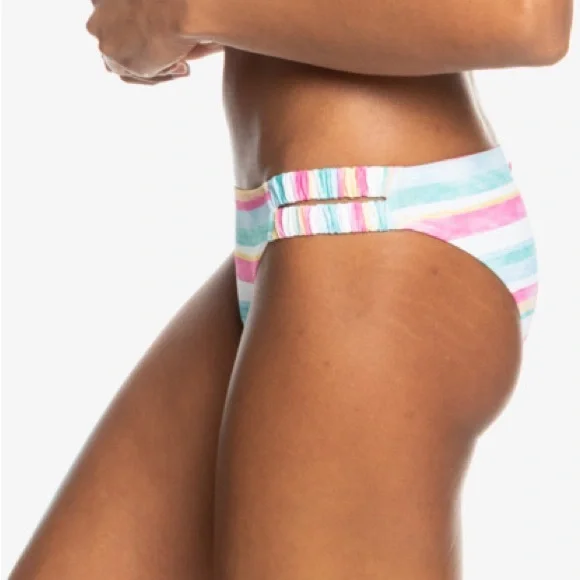 NWT ROXY Island in the Sun Printed Strappy Bikini Bottom, size Large - 1 - Picture 2 of 8